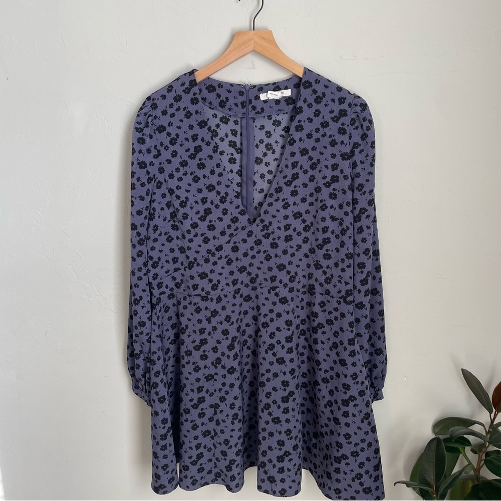 Glamorous Black Floral Patterned Long sleeve dress sold by asos